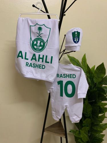 طقم مواليد نادي الاهلي متجر لحضه تذكار