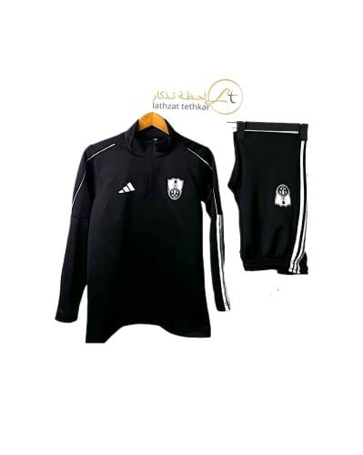 اطقم شتوي نادي الاهلي السعودي اللون الاسود 2023_20...