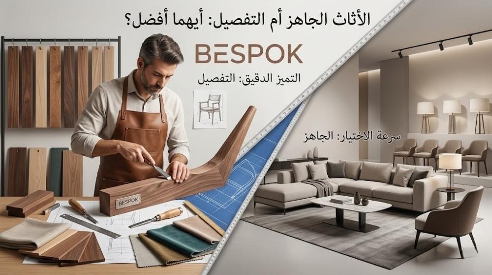 أيهما أفضل الأثاث الجاهز أم التفصيل: دليلك لاختيار الأمثل لمنزلك