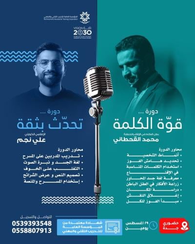 قوة الكلمة & تحدث بثقة