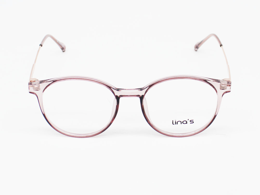 نظاره linas وردي شفاف تصميم كلاسيكي وعدسات دائريه طبيه
