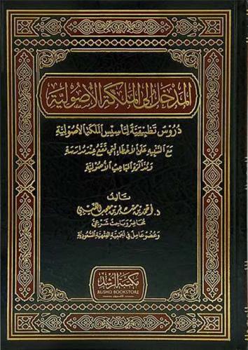 المدخل إلى الملكة الأصولية : دروس تطبيقية لتأسيس الملكة الأصولية