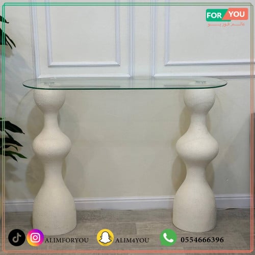 كونسول / مدخل زجاج