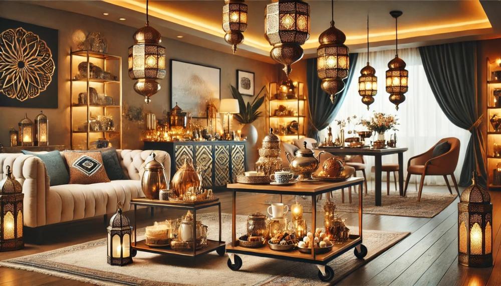 طاولات طعام و زينة رمضان من متجر عالم فوريو