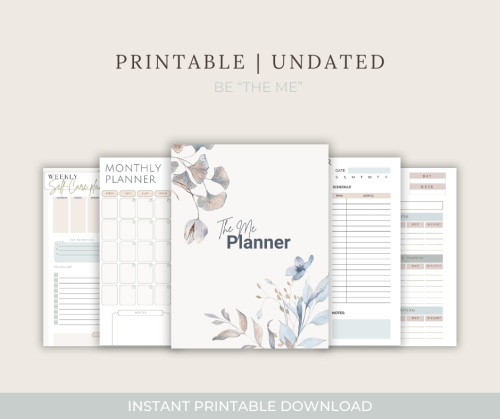 منتج رقمي - THE ME PLANNER (EN)