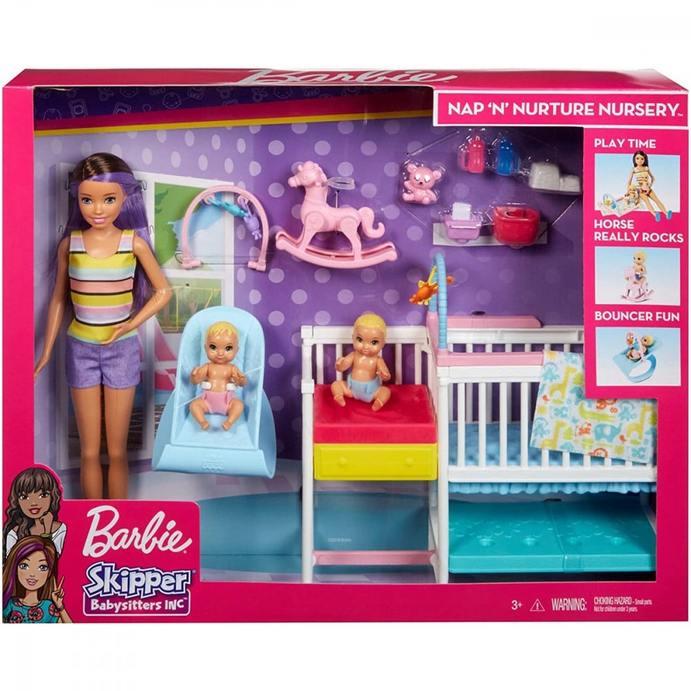 barbie nursery playset