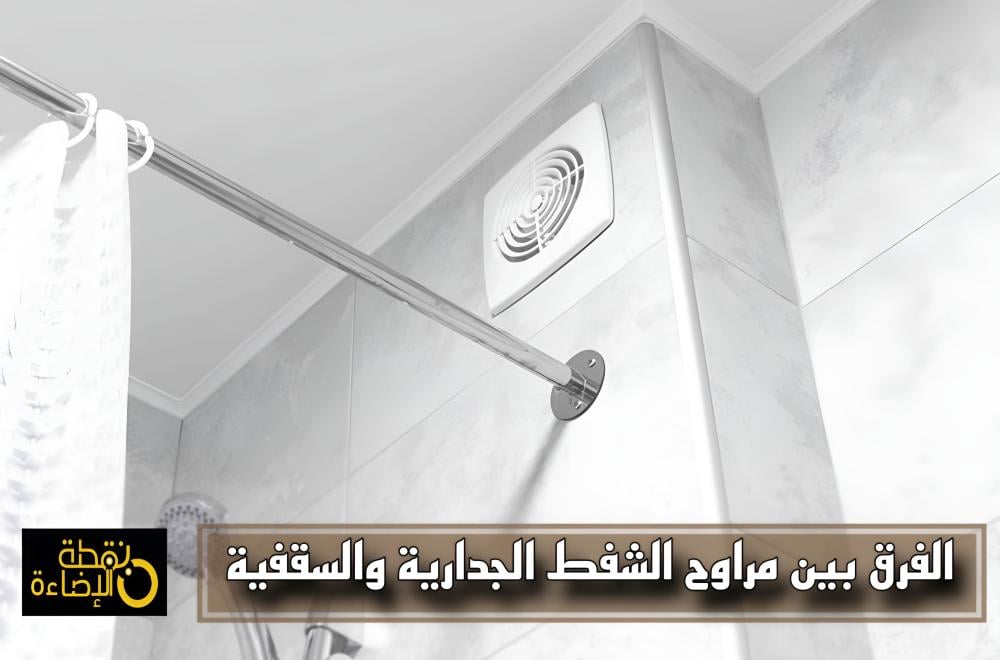 أنواع مراوح الشفط المتوفرة في السعودية: جداريات، سقفية، مدمجة