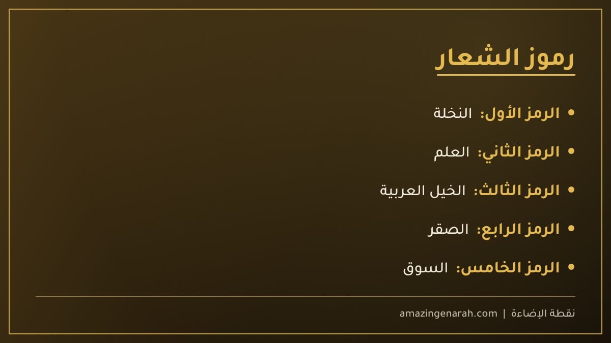 رموز شعار يوم التأسيس