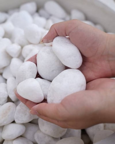 حجر زينة أبيض مطفي 10 كيلو