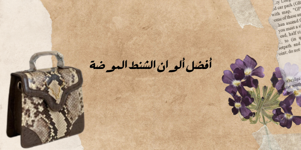 أفضل ألوان الشنط الموضة
