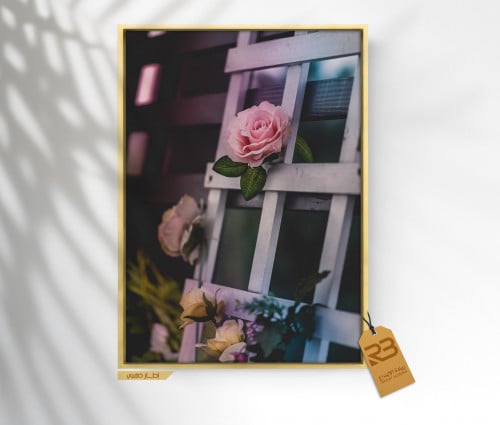 لوحة جدارية تصميم ورد (رقم المنتج RB-10-7 )