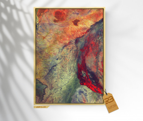 لوحة جدارية تصميم فن تشكيلي (رقم المنتج RB-9-26 )