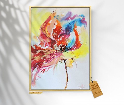 لوحة جدارية تصميم فن تشكيلي (رقم المنتج RB-15-21 )