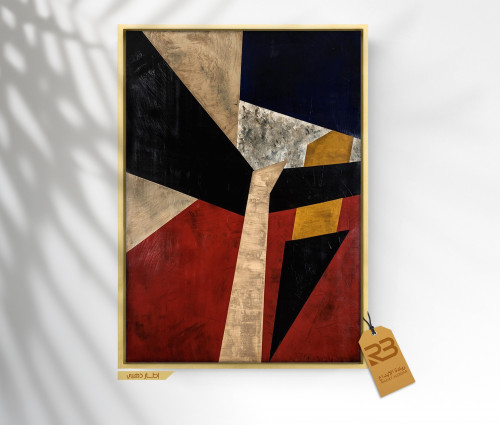 لوحة جدارية تصميم فن تشكيلي (رقم المنتج RB-14-31 )