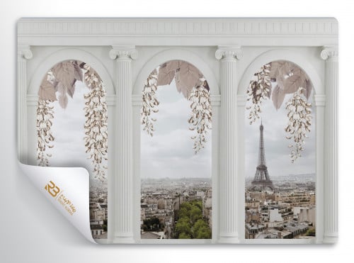 ورق جدران تصميم اطلالة مباني (رقم المنتج RB-G32)