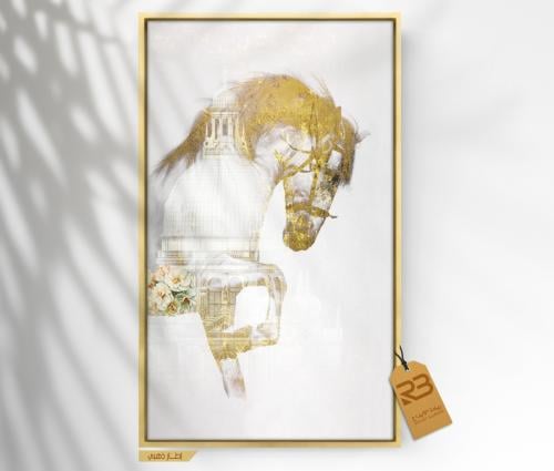 لوحة جدارية تصميم خيول (رقم المنتج RB-22-4 )