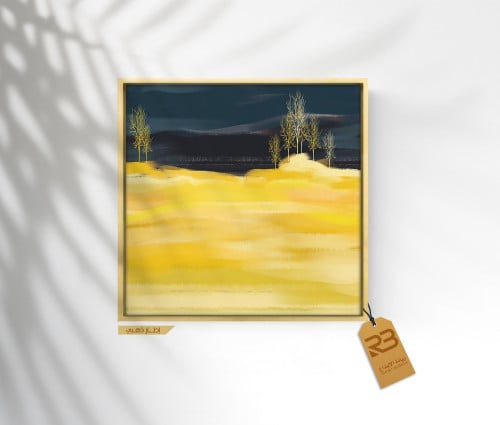 لوحة جدارية تصميم فن تشكيلي (رقم المنتج RB-18-5)