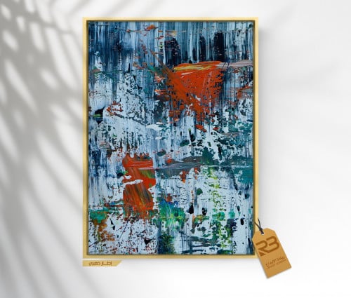 لوحة جدارية تصميم فن تشكيلي (رقم المنتج RB-7-39 )