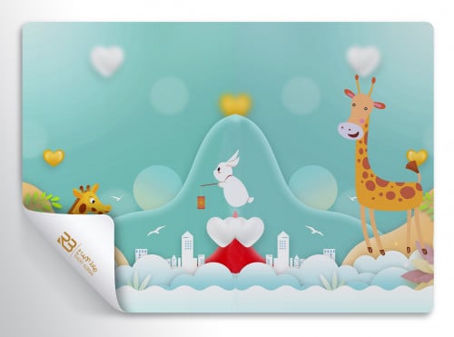 ورق جدران تصميم أطفال (رقم المنتج RB-H-18)
