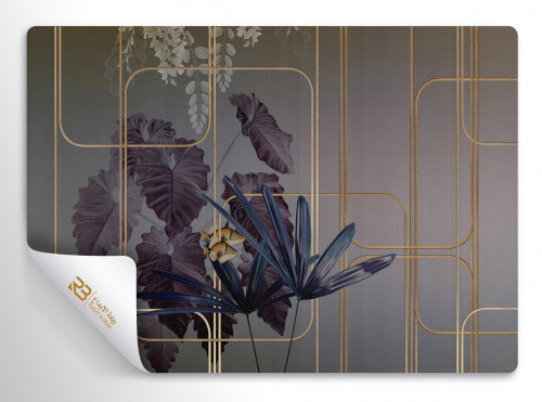 ورق جدران تصميم نباتات (رقم المنتج RB-19-20)