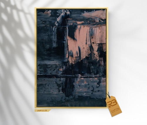 لوحة جدارية تصميم فن تشكيلي (رقم المنتج RB-9-30 )