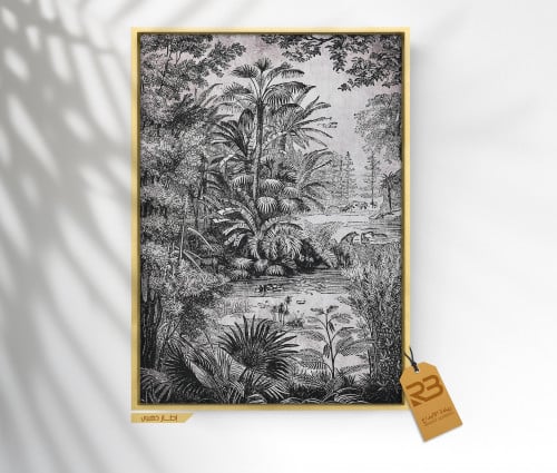 لوحة جدارية تصميم طبيعة (رقم المنتجRB-4-12)