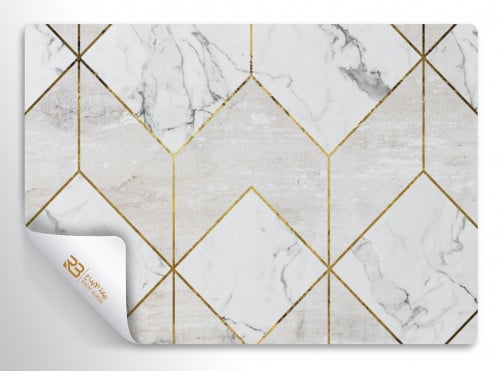 Marble Geometric Design Wallpaper (Article No. RB-E33)