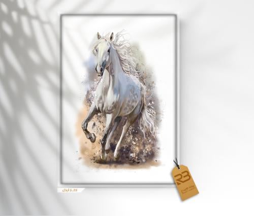 لوحة جدارية تصميم خيل مودرن (رقم المنتج RB-22-16 )