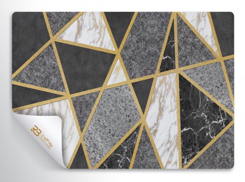 Marble Triangles Design Wallpaper (Article No. RB-E15)