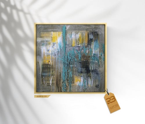 لوحة جدارية تصميم فن تشكيلي (رقم المنتج RB-15-12)