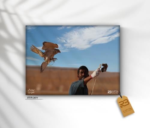 لوحة جدارية صقر طائر (رقم المنتج RB-23-8 )