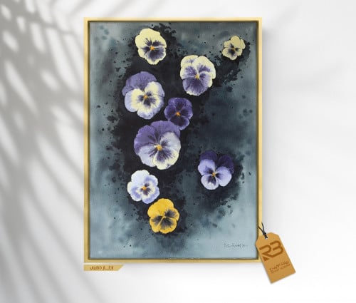 لوحة جدارية تصميم ورد (رقم المنتج RB-13-15 )