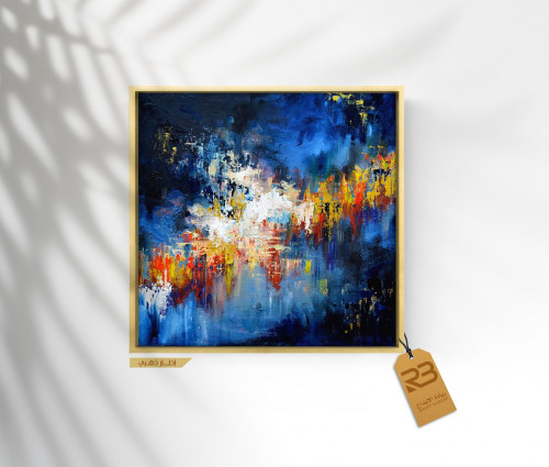 لوحة جدارية تصميم فن تشكيلي (رقم المنتج RB-9-35)