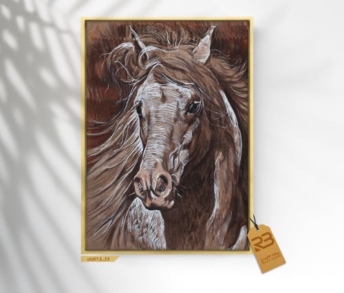 لوحة جدارية تصميم خيل (رقم المنتجRB-2-40)