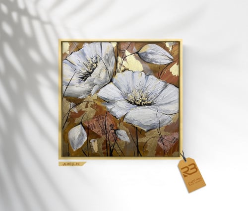 لوحة جدارية تصميم ورد (رقم المنتج RB-14-44)