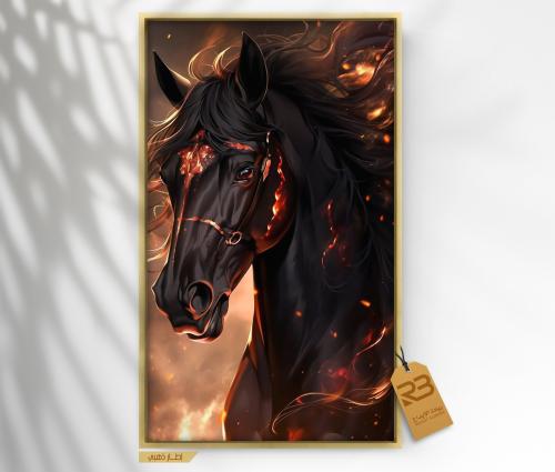 لوحة جدارية تصميم خيول (رقم المنتج RB-22-1 )