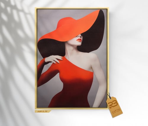 لوحة جدارية تصميم فتاة (رقم المنتج RB-14-14 )