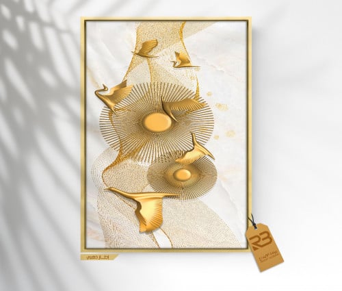 لوحة جدارية تصميم طيور (رقم المنتج RB-17-4 )