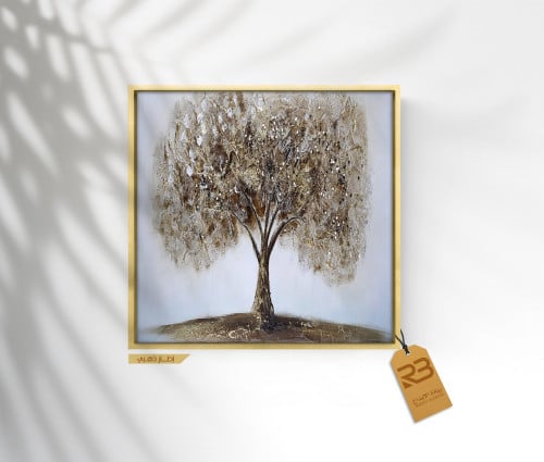 لوحة جدارية تصميم شجر (رقم المنتج RB-16-13)