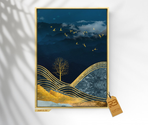 لوحة جدارية تصميم طبيعة (رقم المنتج RB-12-28-1 )