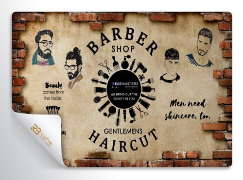 ورق جدران تصميم صالون حلاقة (رقم المنتج RB-i15)