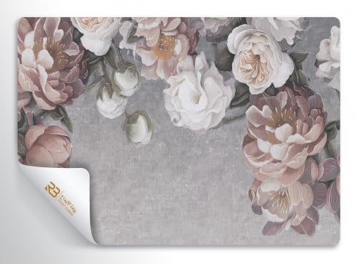 ورق جدران تصميم ورد (رقم المنتج RB-K-3)