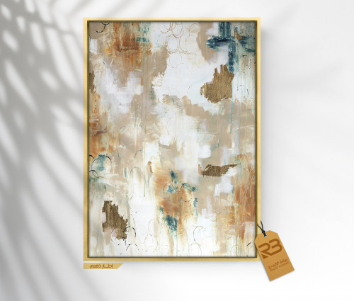 لوحة جدارية تصميم فن تشكيلي (رقم المنتجRB 5-(34) )