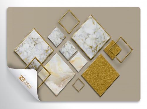 Marble Geometric Design Wallpaper (Article No. RB-E30)