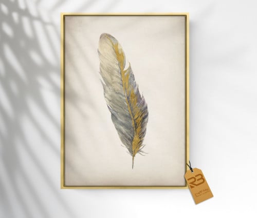 لوحة جدارية تصميم الريش (رقم المنتج 10-RB3)