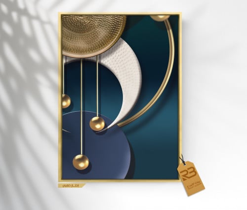 لوحة جدارية تصميم مودرن (رقم المنتج RB-18-25  )