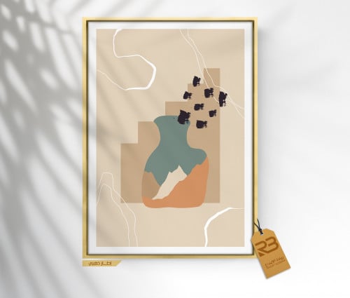 لوحة جدارية تصميم مودرن (رقم المنتج RB-12-24-1 )