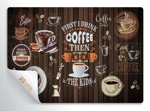 ورق جدران تصميم كافي (رقم المنتج RB-CO-2119)