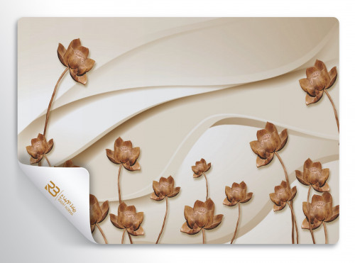 ورق جدران تصميم ورد (رقم المنتج RB-H-1)