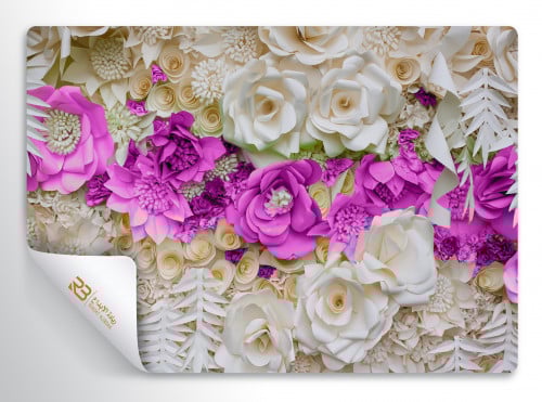 ورق جدران تصميم ورد (رقم المنتج RB-L-32)